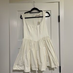 BHLDN Cream Sleeveless Dress